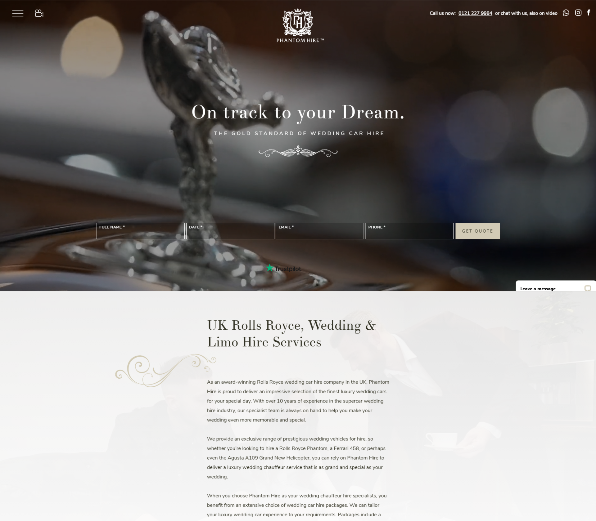 Phantomhire Website Thumbnail